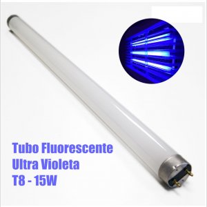 Tubo Fluorescente Ultra Violeta de 15W